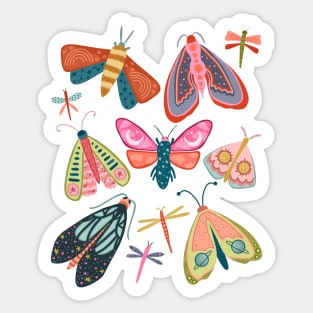 Celestial moths Sticker